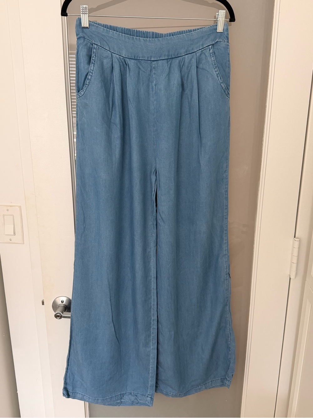 Haute Monde Light Blue Wide Leg Jeans